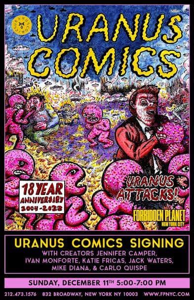 NYC - Uranus Comics Signing | Convention Scene