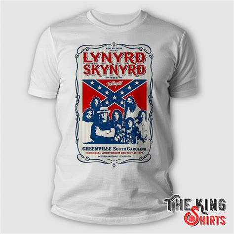 Lynyrd Skynyrd 1977 Music Tour T Shirt - TheKingShirtS