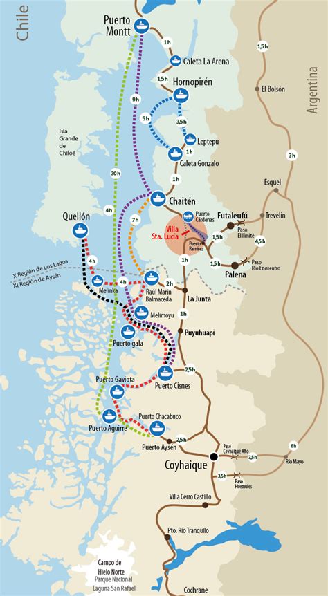 Map of the Austral Road?