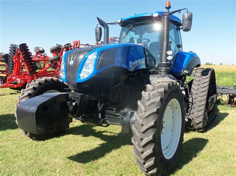 New Holland T8410 with rear tracks. Cat Farm, New Holland Agriculture ...