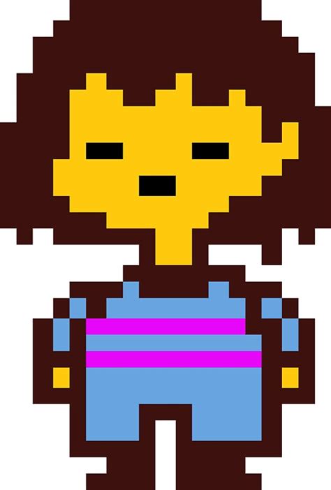 Undertale Frisk Pixel Art