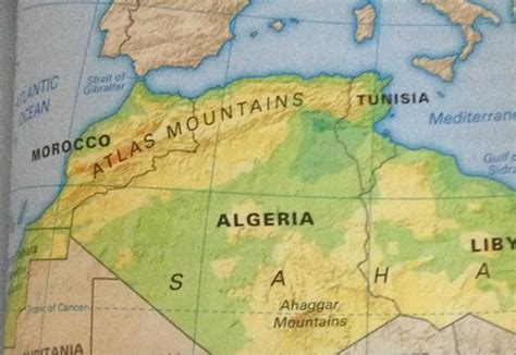 Gallery For > Where Is The Atlas Mountains Located On A Map