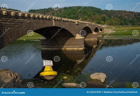 Edersee Bridge Coloured Rainbow Royalty-Free Stock Photo | CartoonDealer.com #77863569