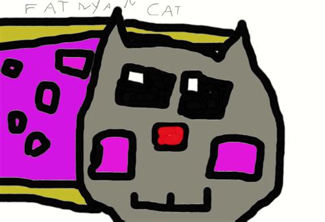 fat nyan cat by thejaimy on DeviantArt