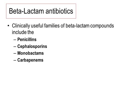 Beta lactam antibiotics for community acquired pneumonia