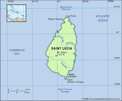 Saint Lucia | History, Geography, Map, & Population | Britannica