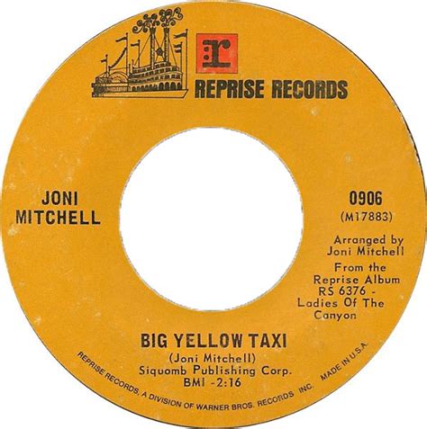 Joni Mitchell - Big Yellow Taxi | Releases | Discogs