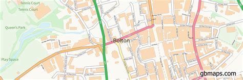 Bolton Vector Street Map