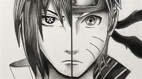 Naruto and sasuke drawing - YouTube