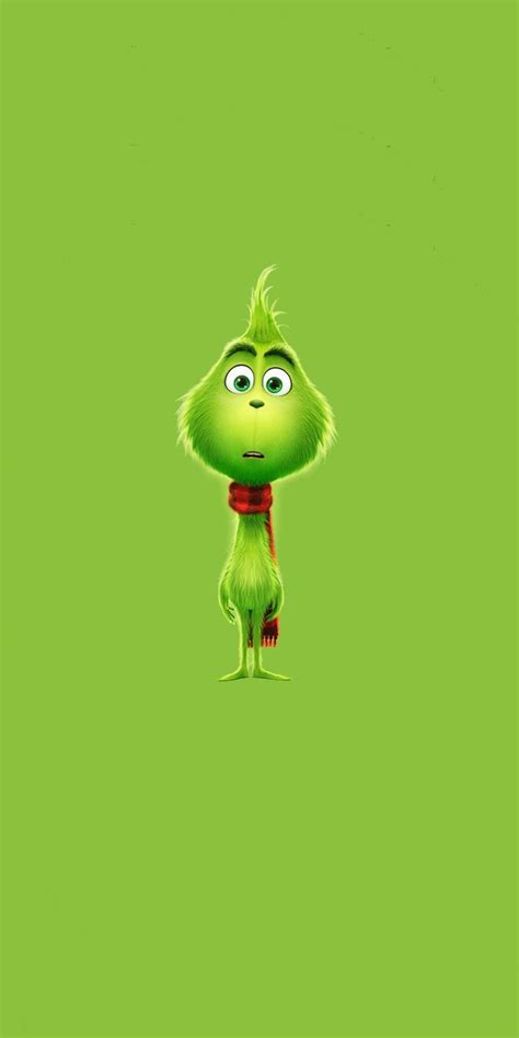 Download 1080x2160 wallpaper The Grinch, 2018, minimal, Honor 7X, Honor 9 … | Christmas ...