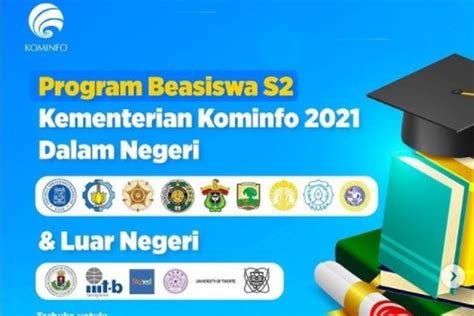 Foto : Beasiswa S2 Kominfo 2021 Dibuka, Ini Daftar Kampus dan Syarat