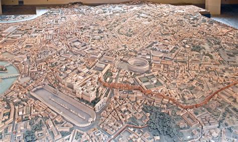 Rome in the age of Constantine, at a scale of 1:250 - created by the architect Italo Gismondi ...