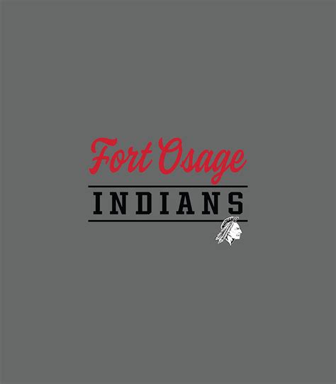 Fort Osage High School Indians Digital Art by Thoram Liann - Pixels