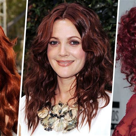 Dark Red Hair Colors - Pretty Red Hair Color Ideas | Marie Claire (US)