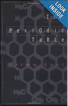 The Periodic Table: Primo Levi: 9780805210415: Amazon.com: Books