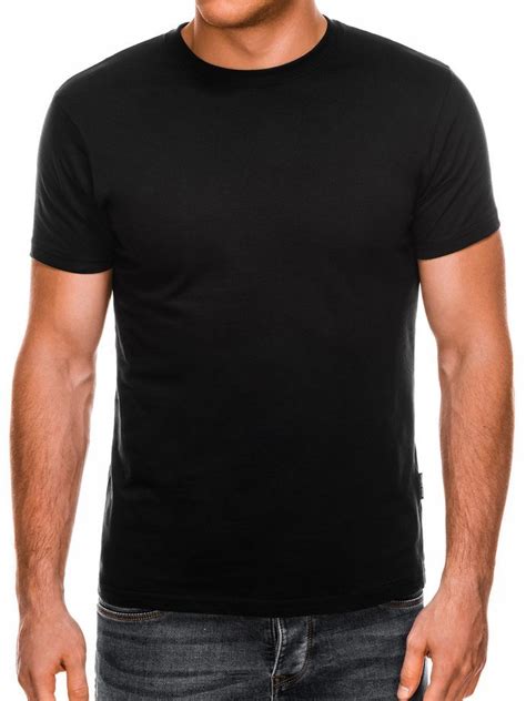 Men's plain t-shirt S884 - black | MODONE wholesale - Clothing For Men