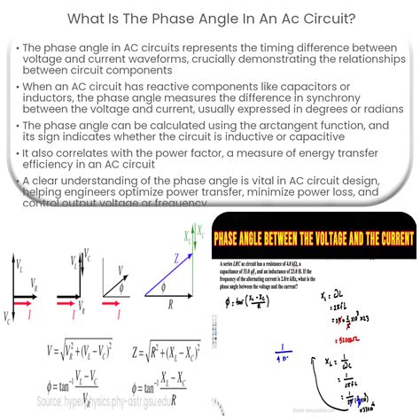 What is the phase angle in an AC circuit?