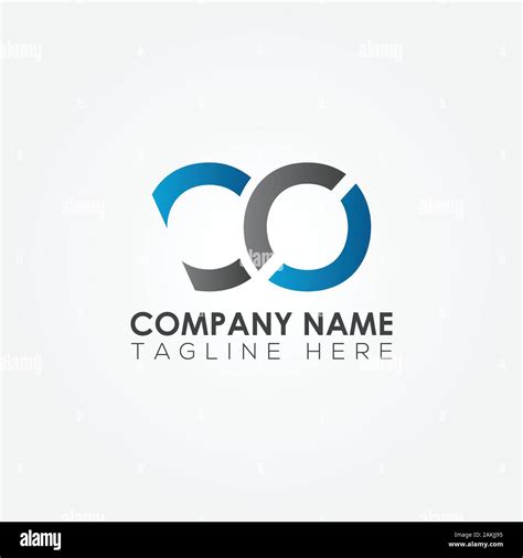 Initial CO Letter Logo With Creative Modern Business Typography Vector Template. Creative ...