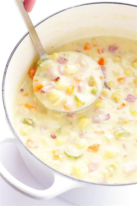 Creamy Ham and Potato Soup | Gimme Some Oven