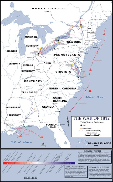 A Visual Guide To The War Of 1812: Mapping The Battles That Shaped A ...