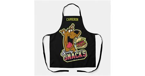 Scooby-Doo "Scooby Snacks" Logo Apron | Zazzle