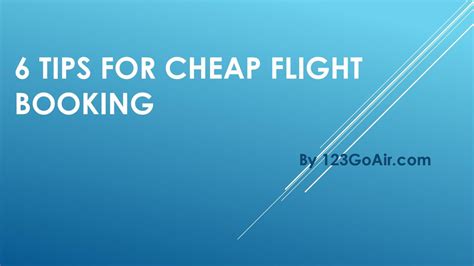 6 Tips for Cheap Flight Booking on Call by jindalrashmi01 - Issuu