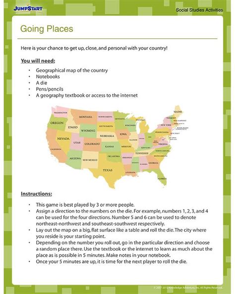 Geography Questions For 4th Grade