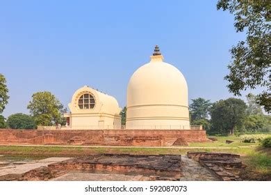 Parinirvana Stupa Temple Kushinagar India Stock Photo (Edit Now) 1374431393