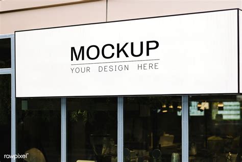 Rounded Sign Mockup Sign Mockup Shop Sign Mockup Sign - vrogue.co