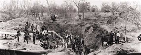 TPWD Item: Dam Footing, Fort Parker State Park, c. 1935