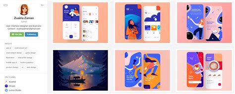 These BEAUTIFUL Portfolios of Dribbble Designers Will Blow You Away ...