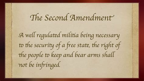 Second Amendment To The United States Constitution - YouTube