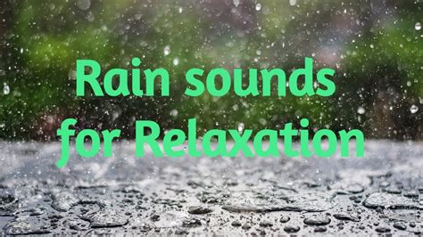 Rain sound for Relaxation | Nature sounds | 2020 - YouTube