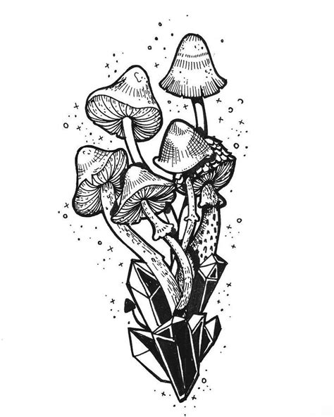 Psychedelic Art Trippy Mushroom Drawing Easy Traditional Psychedelic Drawings By Limbic Splitter ...