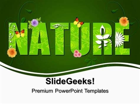 Green Nature Environment PowerPoint Templates And PowerPoint Themes 0312