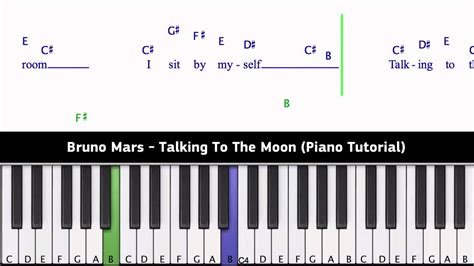 Bruno Mars - Talking To The Moon (Piano Tutorial) - YouTube