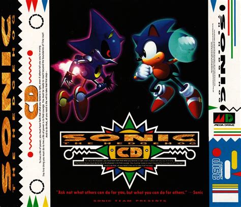 Sonic CD cover or packaging material - MobyGames