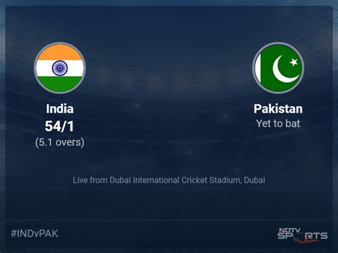 India vs Pakistan live score over Super Four - Match 2 T20 1 5 updates ...