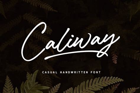 Caliway Casual Handwritten Font | Hey Fonts