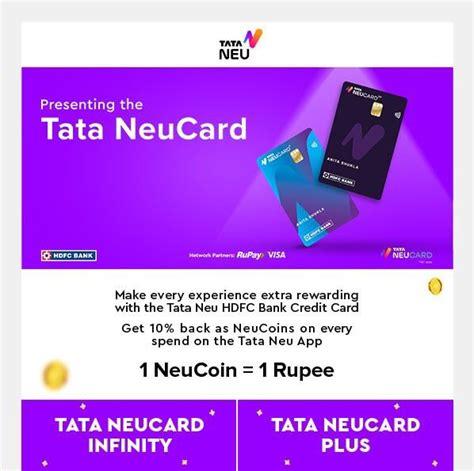 Abhishek Chatterjee on Twitter: "TataNeu launch 2 new RuPay/Visa Co-Branded Credit Cards from ...