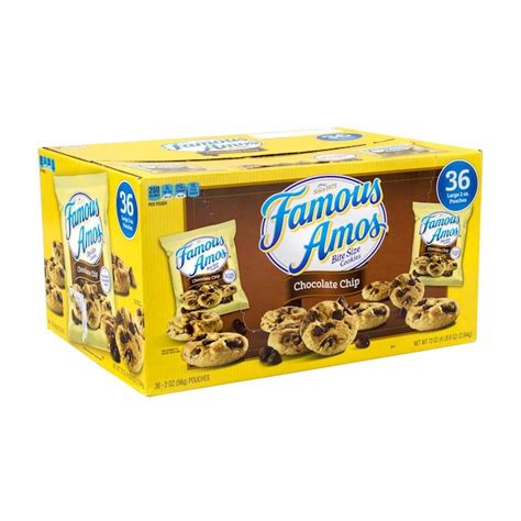 Famous Amos Famous Amos Chocolate Chip 2 oz, 36 in the Snacks & Candy department at Lowes.com