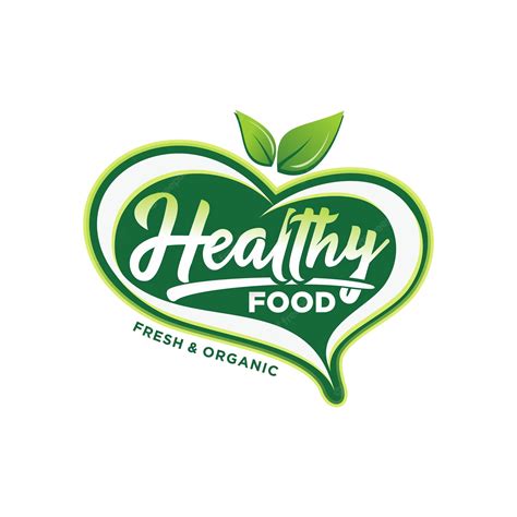 Premium Vector | Healthy food logo