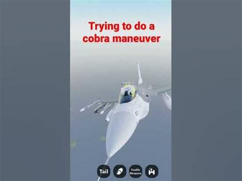 trying to do a cobra maneuver - YouTube