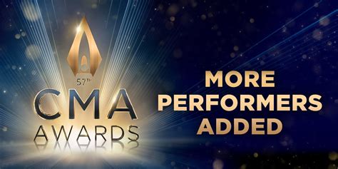 CMA Announces More Performers For “The 57th Annual CMA Awards” – CMA Member