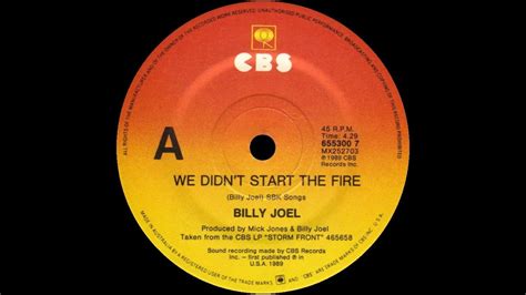 [1989] Billy Joel • We Didn't Start the Fire - YouTube