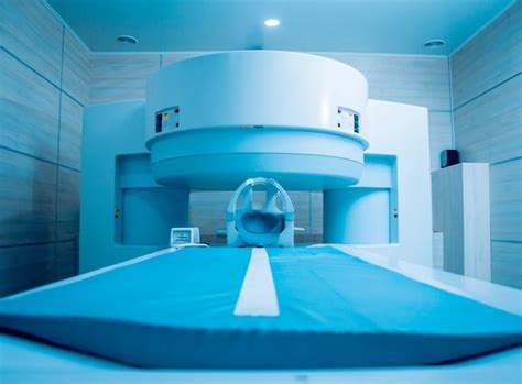 Medical equipment. mri room in hospital. | Premium Photo