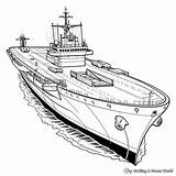 Warship Coloring Pages  Free & Printable sketch template