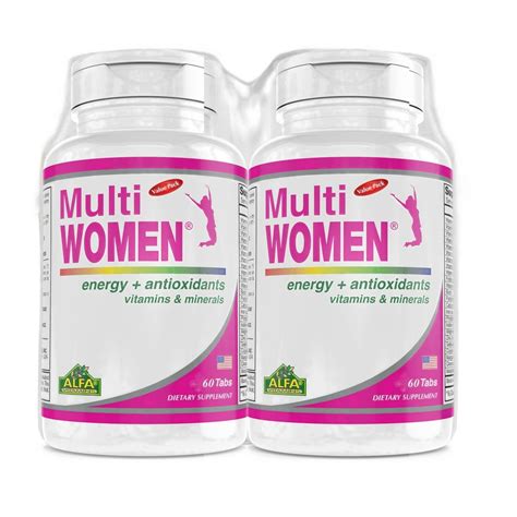 Multi Women - Daily Multivitamins for Women - 60 tablets - 2 PACK ...