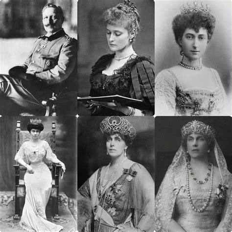 Queen Victoria's grandchildren: German Emperor, Russian Empress, Norwegian Queen, Greek Queen ...