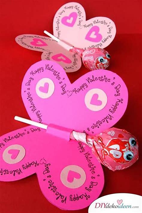 DIY Valentinstag Bastelideen für Karten, Deko und Geschenke